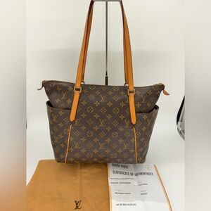 Louis Vuitton Monogram Totally MM w/Entrupy COA and dust bag in nice condition!